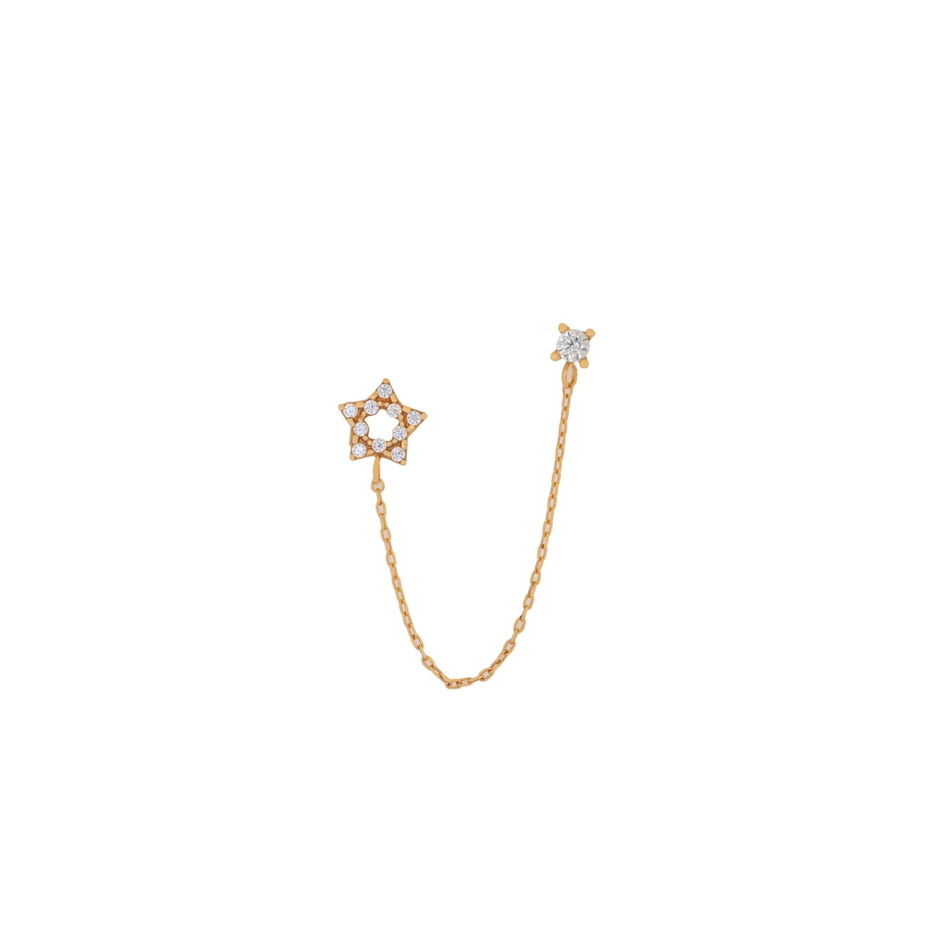 Silla colgante con forma de estrella abierta