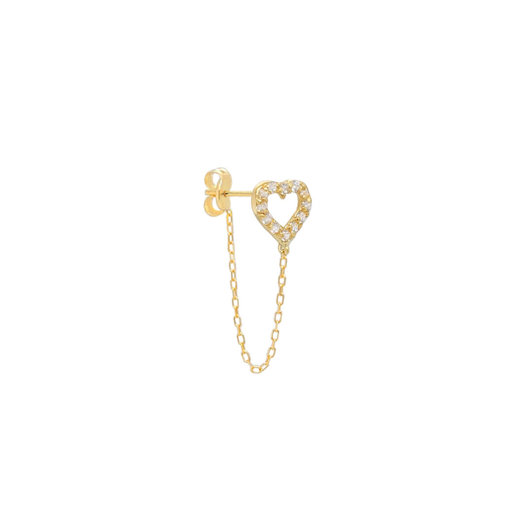 Heart with Hanging Chain